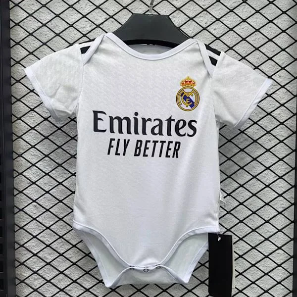 24-25 Real Madrid Koti Vauvan Body Jumpsuit Potkupuku Jalkapallopuku