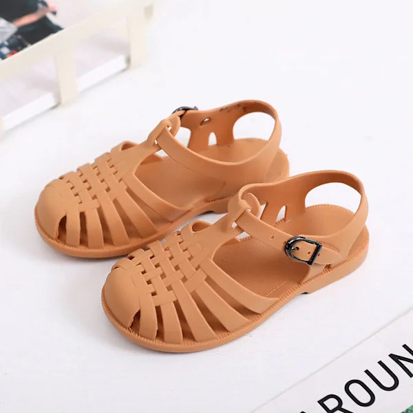 Sandaler - Strandsandaler för pojkar och flickor, sommarsandaletter, mjuka, halkfria, prinsesssandaler