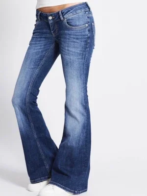 Blaze jeans, Blå bootcut jeans med utsvängda ben