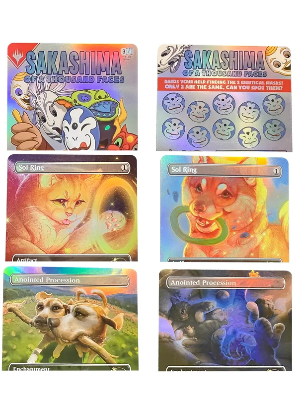 AliExpress - Anointed Procession African Swallow Sol Ring SLD 1512 Gisela, die Bro Foil TCG Englische Karte Qualitäts-Sammelkartenspiel