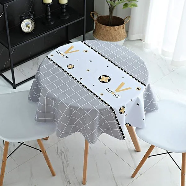 Waterproof Oilcloth Round Tablecloth PVC 120 cm Ecol