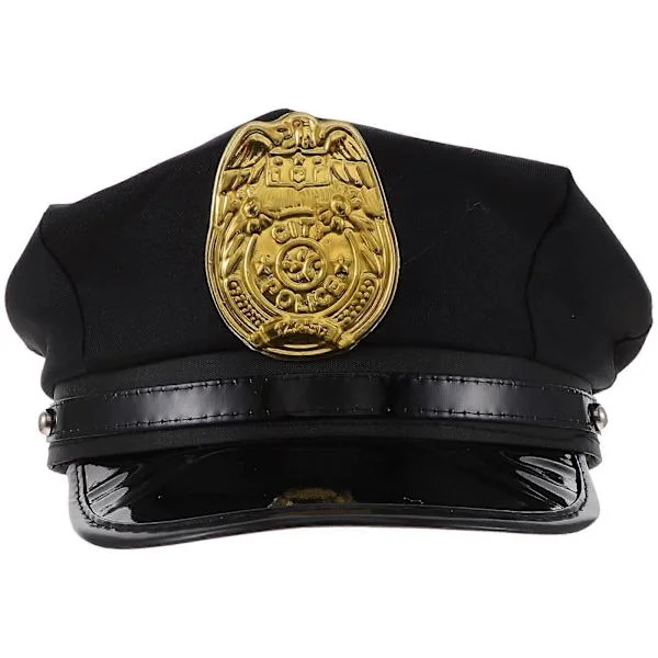 Polisong för barn Cosplay Låtsaslek Poliskeps Barn Kostymtillbehör (FMY)