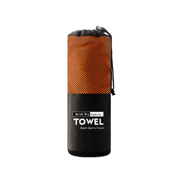 Mofiber Handduk Sport Bad Gym Snabbtorkande Resa Simning C Orange 40*80cm