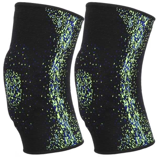 1 Par Fitness Löpning Knäskydd Stöd Elastisk Nylon Stickad Knäledskydd Smärtlindring