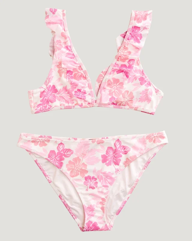 Gina Tricot Young Y frill bikini set Roze Badmode/badjassen Meisjes - Kids Brand Store