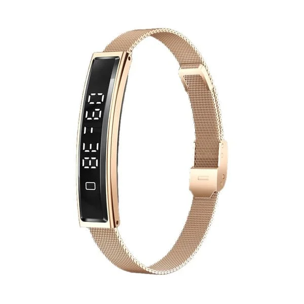 Smart Armband med Stegräknare, Sömnövervakning, Flera Sportlägen, Smart Klocka Watch för iPhone & Android