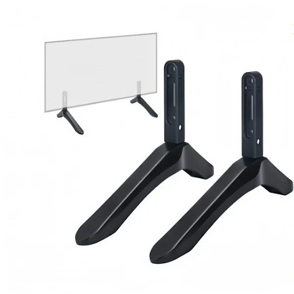 2 st Universal TV-stativ Basfäste Kompatibelt Med 32-65 Tum Samsung Vizio LCD TV Ej Kompatibelt Med Lg TV Svart TV-fäste Bordhållare