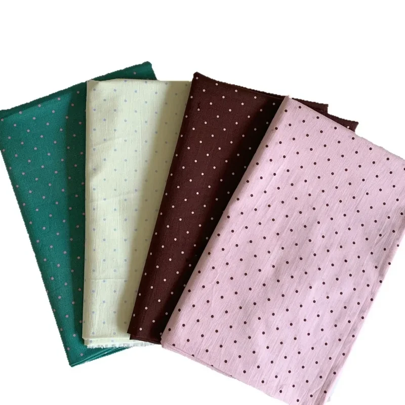 AliExpress - 140x50cm Baumwolle 60er Jahre kleiner Punkte klassischer gepunkteter bedruckter Stoff für Kinder-Damenbekleidung, Heimkleidung, Taschen-