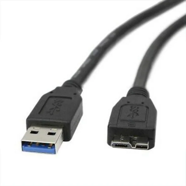 USB 3.0-kabel Kompatibel med Western Digital/WD/Seagate/Clickfree/Toshiba/Samsung Portable Hard Drive - USB 3.0 A/Micro-B-kabel (1 m)