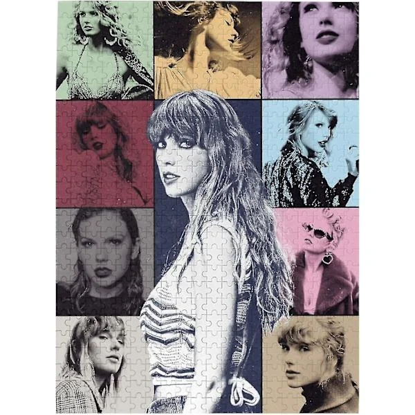 Taylor Swift Pussel 1000 Bitar Pussel för Vuxna 1000 Bitar Pussel för Barn Och Ad (FMY)