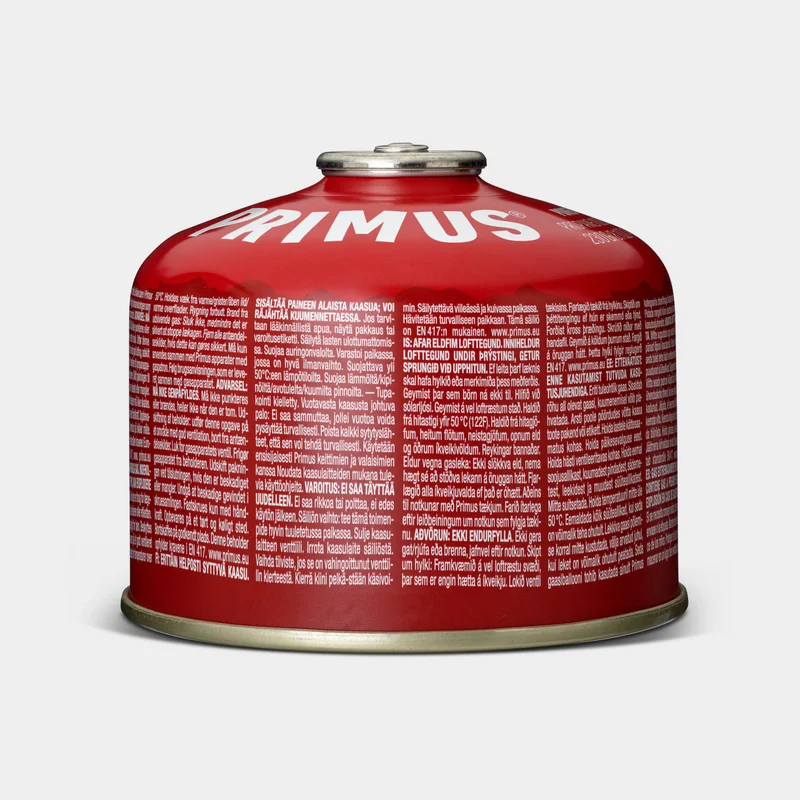 Gas canister / camping gas Primus Power Gas, threaded, -15° to +25°C, 230 grams