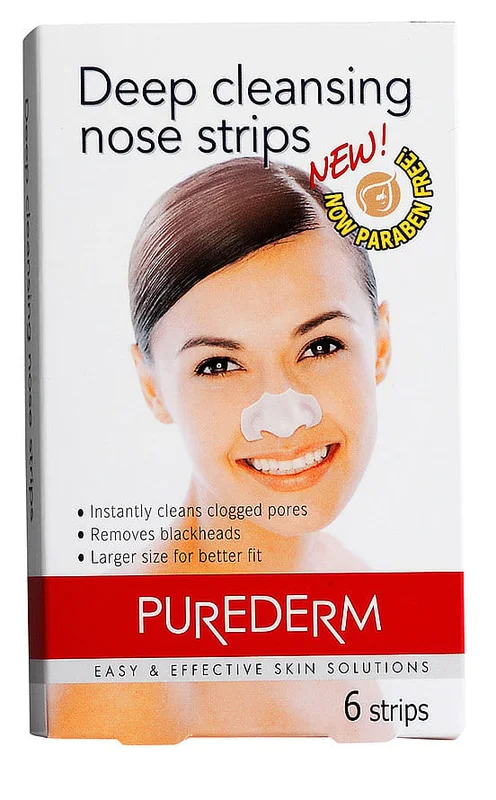 Purederm Dybderensende Næsestrip 6 stk., Hudpleje, Masker, Næsestrips