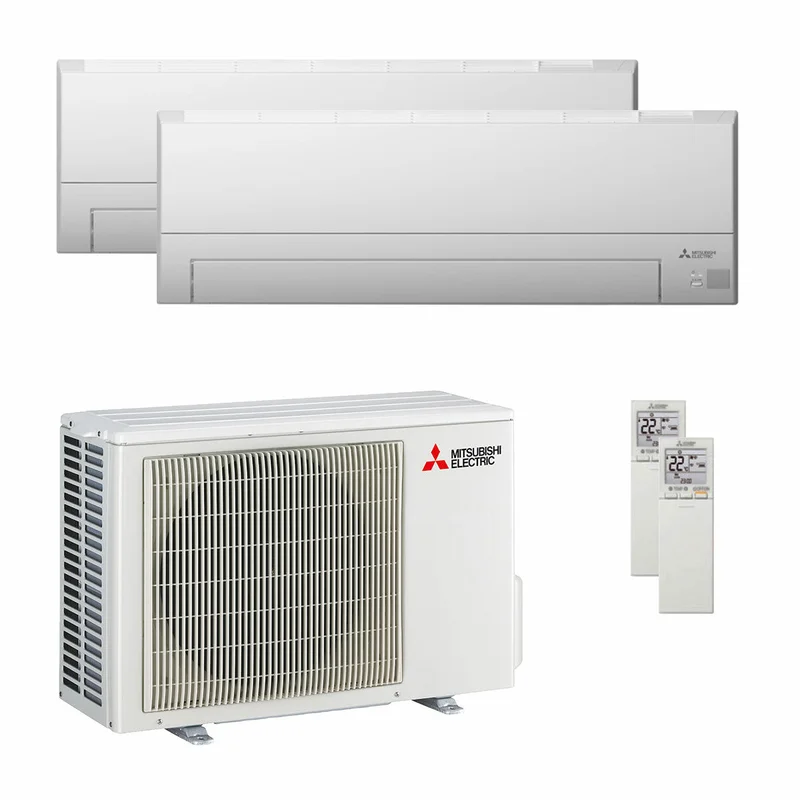 Condizionatore Mitsubishi Electric Serie BT dual split 9000+9000 BTU inverter B wifi unità esterna 3.3 kW