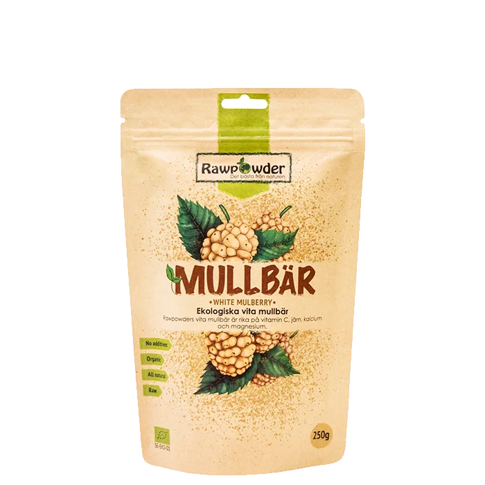 Rawpowder Økologisk Hvite Morbær 250 g
