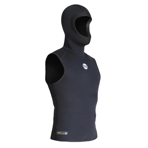 Hætte Scuba Diving Vest 3mm Neopren Herre Våddragt Drivende Badetøj Snorkling Ærmeløs Vest med Hætte til Svømning
