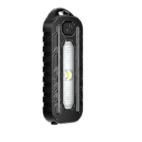 LED Vit Röd Blå Axel Polis Lampa Med Klämma USB Uppladdningsbara Ficklampor Varning