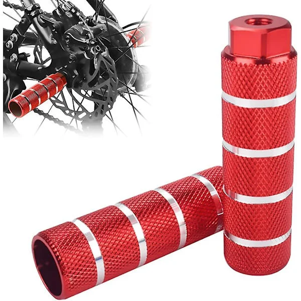 8mm Pyörän Tapit Alumiini Liukumattomat Bmx Tapit Yleismaailmalliset, 1 Pari Jalkatapit Temppupolkimet, Urheilutarvikkeet Maastopyörälle, Bmx, 