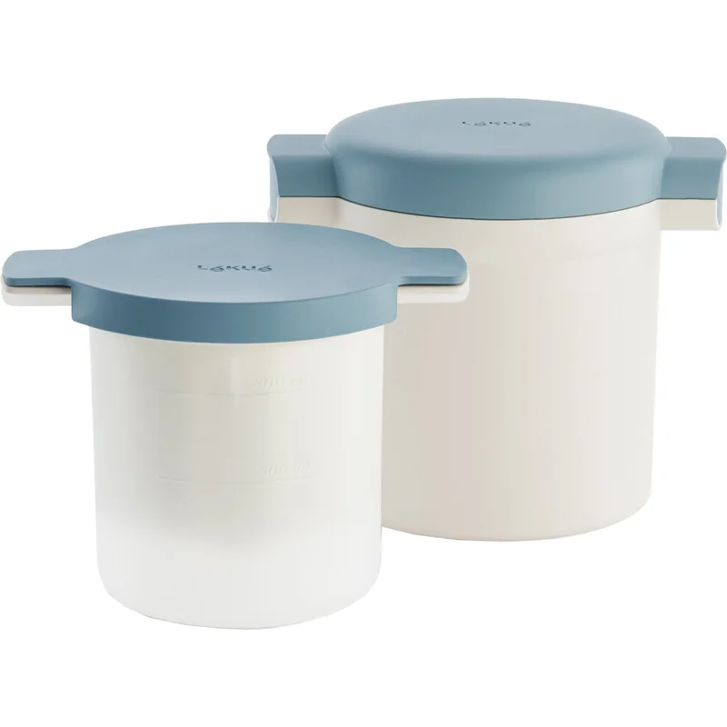 Lékué Kefir & Yoghurt Maker, hvid/blå - Hvid og blå | KitchenOne