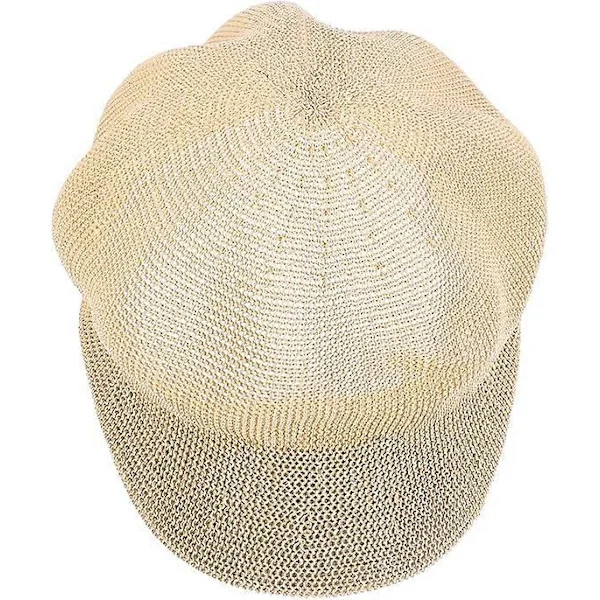Hul-ud Beret Hat Halm Ottekantet Hat Kvinder Fransk Beret Hue Skygge Halm Solhat Vintage Soltæt Vævet Hat