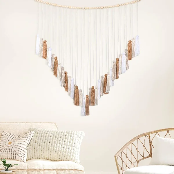 Sängynpääty Seinäkoriste Boheemi Seinäsisustus Lastenhuoneen Seinäkoriste Boho Lastenhuoneen Sisustus Beige Huoneen Sisustus