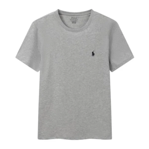 PoloRalphLauren Herre T-skjorte Bomull Kortermet Rund Hals Genser Pullover Topp Kongeblå Størrelse M Kongeblå M