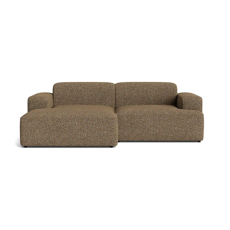Madrid chaiselong sofa venstrevendt - Adventure Grøn Orange - 238x101x73 - Sofa, chaiselong
