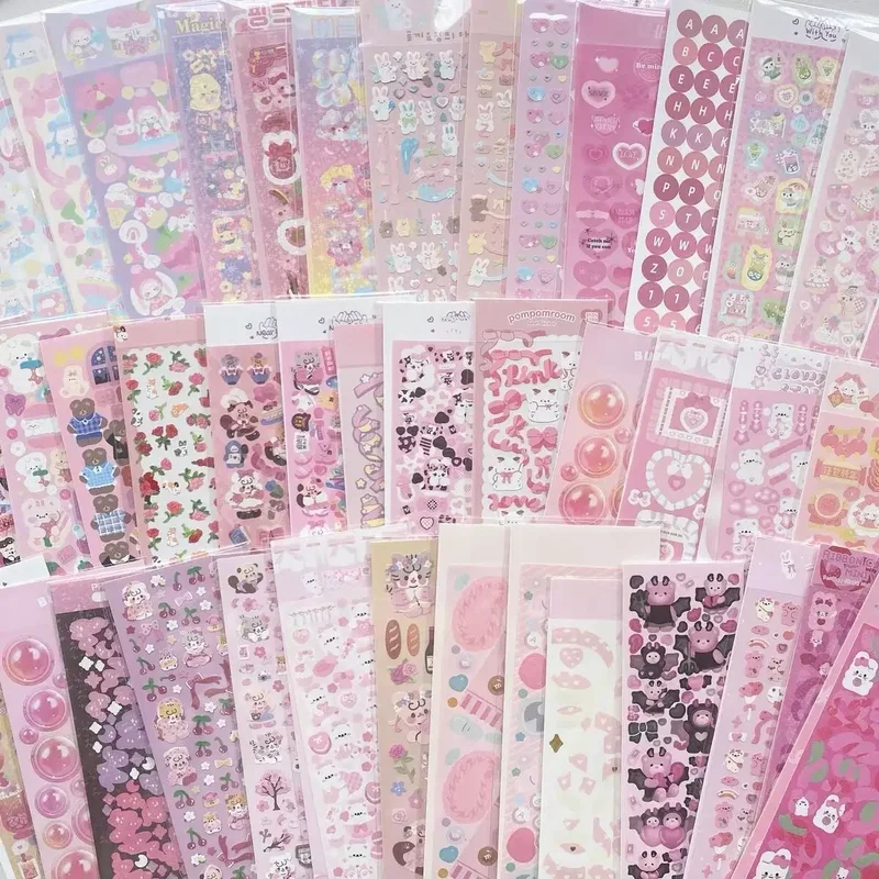 AliExpress - MINKYS Neue Ankunft 3 stücke 6 stücke Kawaii Bär Band Laser Bling Aufkleber DIY Sammelalbum Aufkleber Konfetti Dekoration DIY Foto rahmen