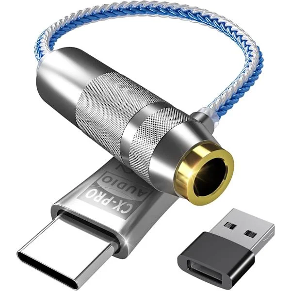 2025 Senaste Modellen Hi-Res Lossless Music CX Pro USB C till 3,5 mm Ljudadapter HiFi 32bit 384KHz CX31993 Dongle Hörlursförstärkare USB C DAC Comp