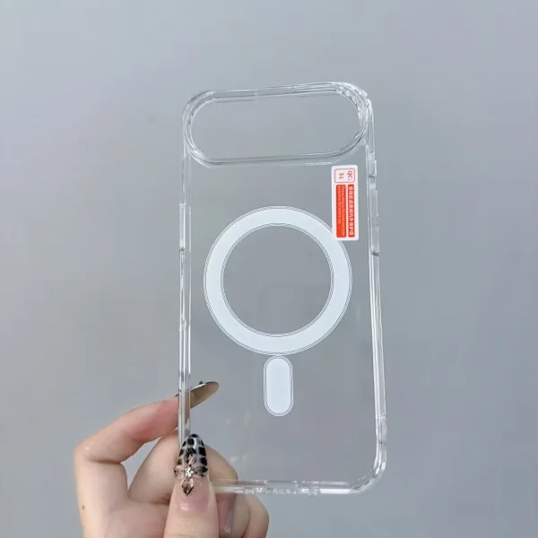 iPhone 17 Air MagSafe Skal, Transparent – Slimmat & Stötsäkert Skydd