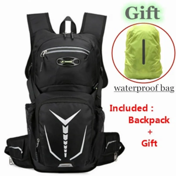 Ultralätt cykelväska med vattenblåsa Vattentät utomhussport Cykelryggsäck Hydration Ryggsäck Vandringscykel MTB Gym Pack