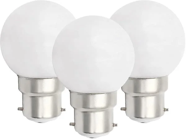 6 stk B22 LED-pære 3W Golfballpærer B22 Bajonett Liten Globepære Glødepære Dimbar (FMY)