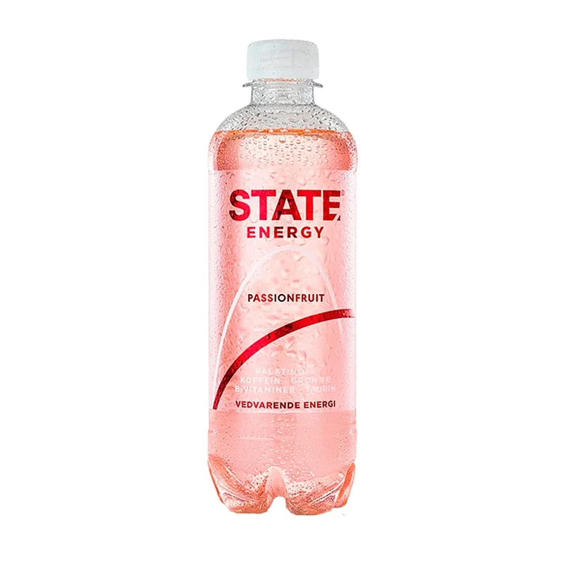 State Drinks Energy Drink Passionfruit/ 400 ml, Sport & Velvære, Protein & Energi, Energidrikke