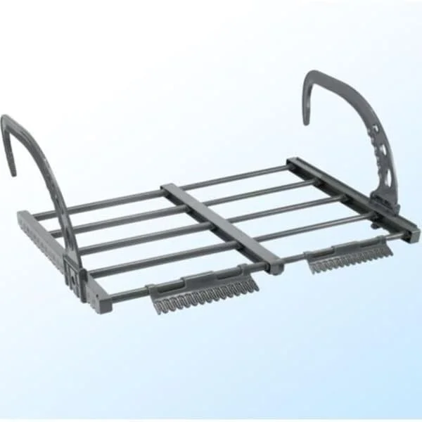 Tørrestativ 32-55 cm Hængende Tørrestativ Foldbart Radiator Tørrestativ Kulstofstål Foldbart Tørresnor Ekspres Tørrestativ Foldbart (D)