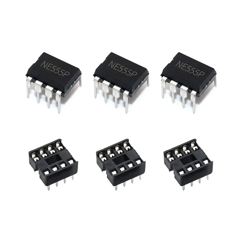 AliExpress - 20 Stück, (10 Stück von jedem) NE555 NE555P IC 555 Timer Programmier-Oszillator-Chip & 8-Pin DIP-Sockel