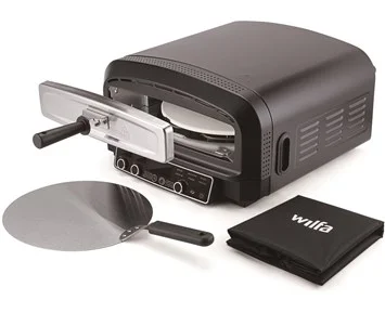 Wilfa PO2DB-E2200 - Fyndvara - Elektrisk pizzaugn med roterande pizzasten