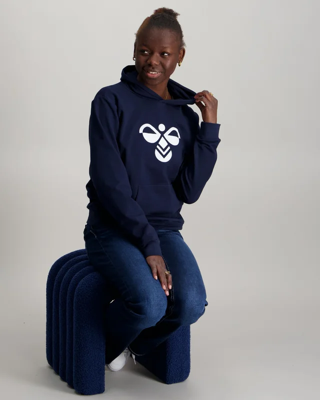 Hummel hmlCUATRO HOODIE Blauw Hoodies Meisjes - Kids Brand Store