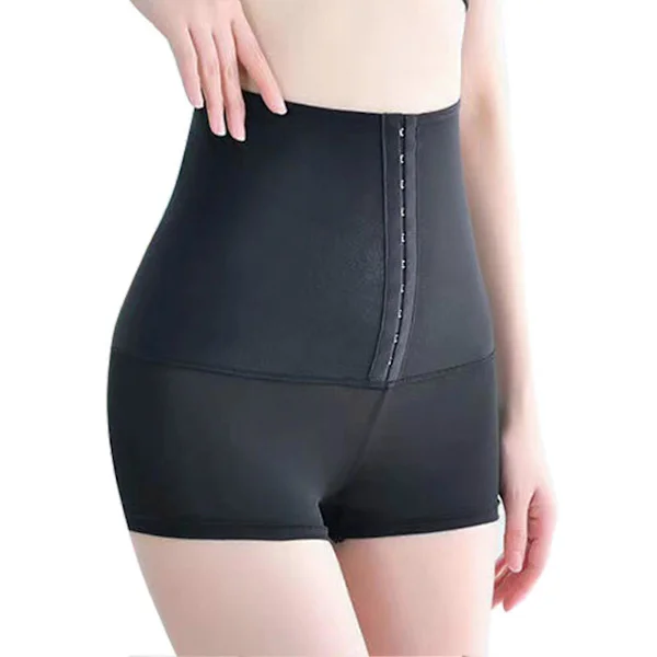 Women's High Waisted Sauna Shorts - Quick Sweat Thermal Yoga Shorts for Fitness and Running