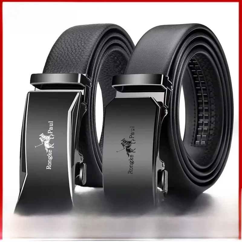 AliExpress - OYIFAN Herren-Gürtel, Gürtel aus echtem Leder für Herren, automatische Gürtel, verstellbarer Bund, Business-Gürtel, 허리띠