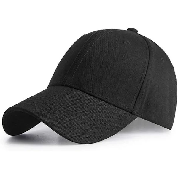 Justerbar Baseballcaps Golfhatt Motorsykkel Trucker Caps Strapback Caps for Menn Kvinner