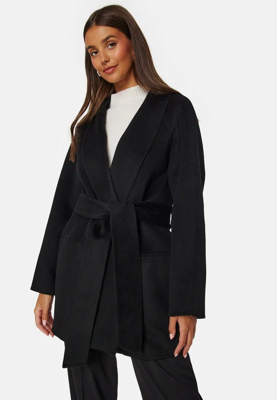 BUBBLEROOM - Belted Wool Coat - S
