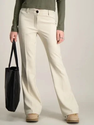 Beige kostymbyxa