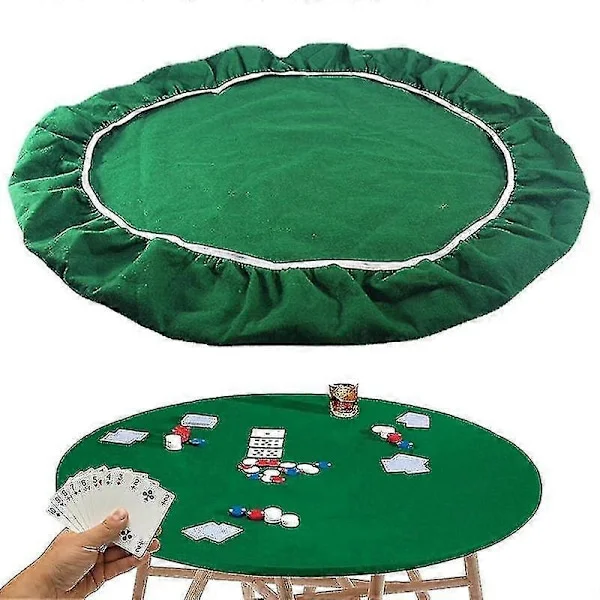 Spelbordöverdrag Poker Bridge Kortbordsöverdrag Elastisk Duk För 36 Till 48 Tums Bord Speltillbehör Zekai
