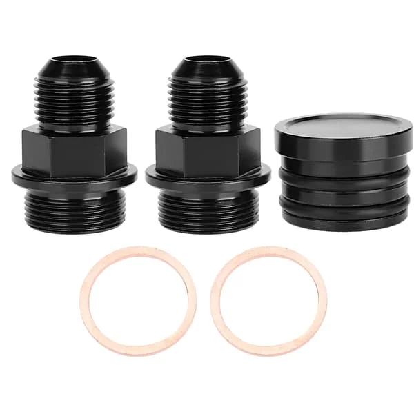 Honda B16 B18C M28-10AN Catch Can Bagblok Åndehul Prop Fittings