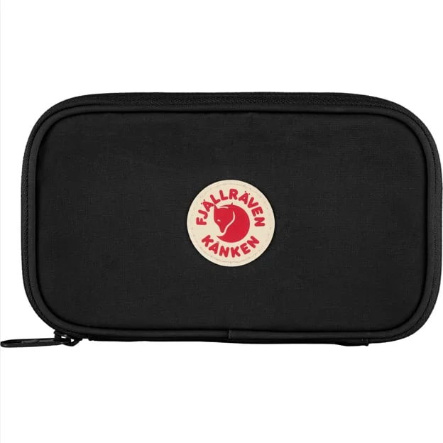 Fjällräven Kånken Travel Wallet in Black, G-1000