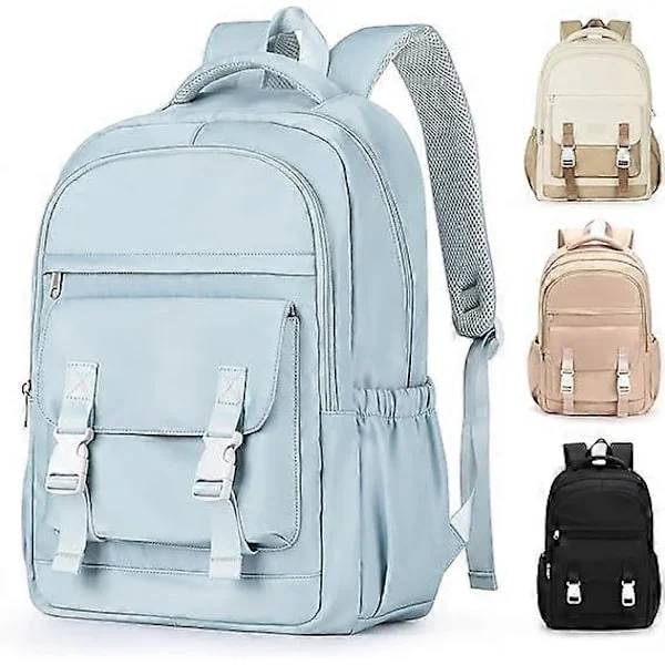 Backpack for School Girls, School Bags for Girls, High School, Lightweight School Bag, College Laptop Backpack, Book Bag, Work Bag B3-blue
