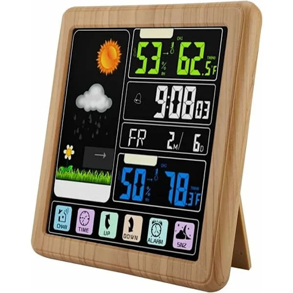 Trådlös väderstation TS-3310 Full Touch Screen Trådlös Inomhus,A