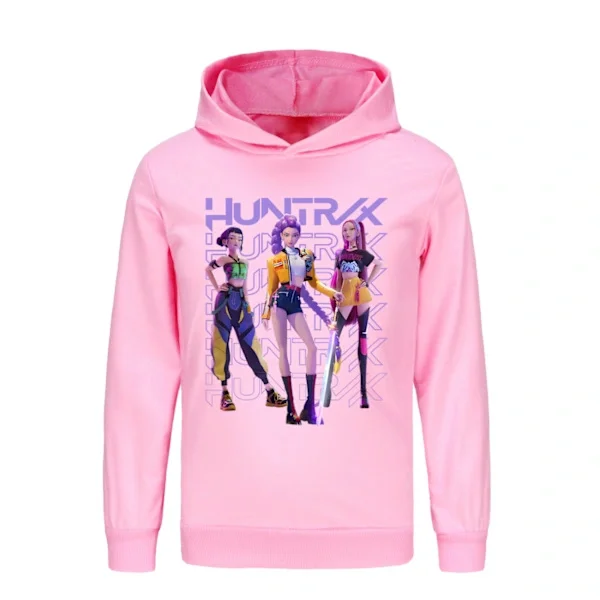 Kpop Demon Hunters barn sweatshirt rosa 140CM