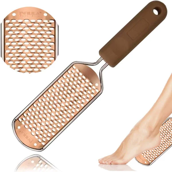Fotfil Callus Remover - Fotrengörare Callus Remover Stor Fotrengörare Jättefotfil Professionell Rostfritt Stål Callusfil för Våta och Torra Fötter