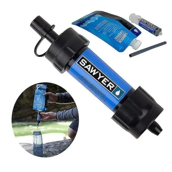 Mini Portable Survival Water Purification Straw Water Filtration System
