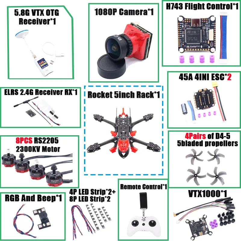 AliExpress - B-CUBE Rocket 5 Zoll FPV Drohnenrahmen Kit Kohlefaser Racing Quadcopter Freestyle INAV Beatflight F722 Ardupilot Flight Control